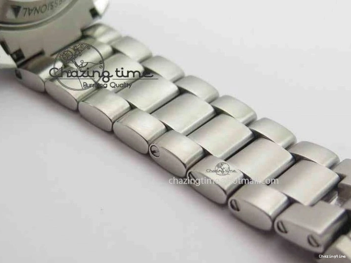 0423 Sophisticated Planet Ocean Master Chronometer Chrono SS OM 1:1 Best Edition Orange On SS Bracelet A 8156